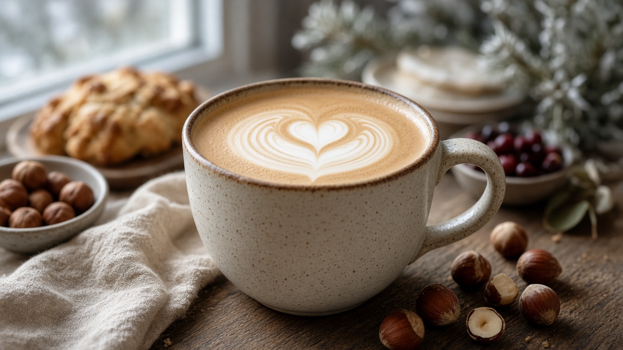 Vanilla Hazelnut Latte