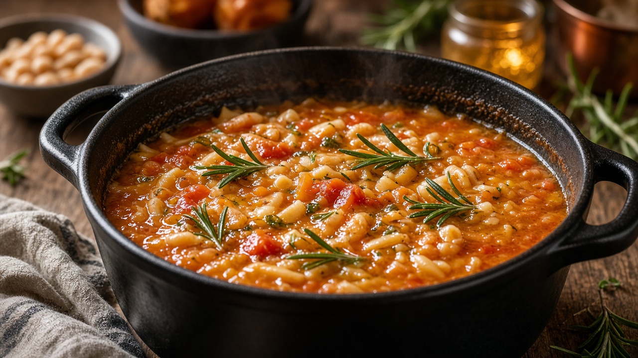 Simmer the broth