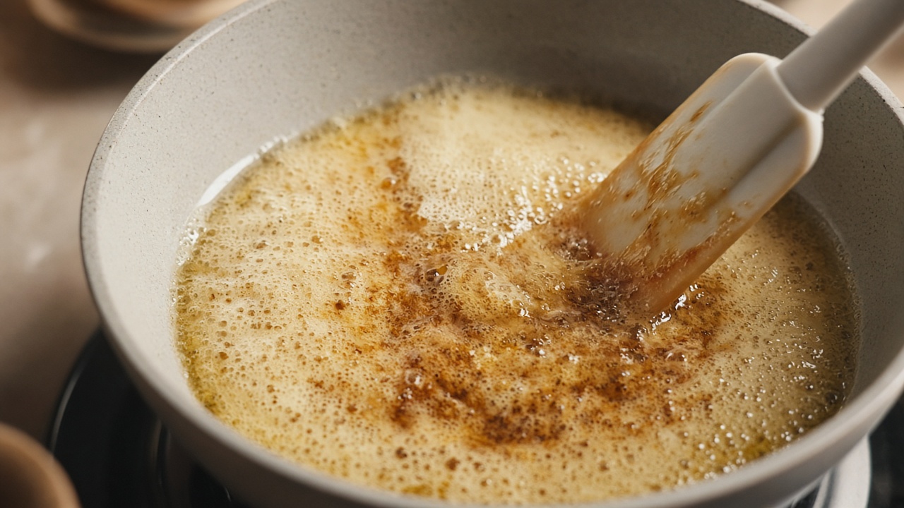 Brown the butter