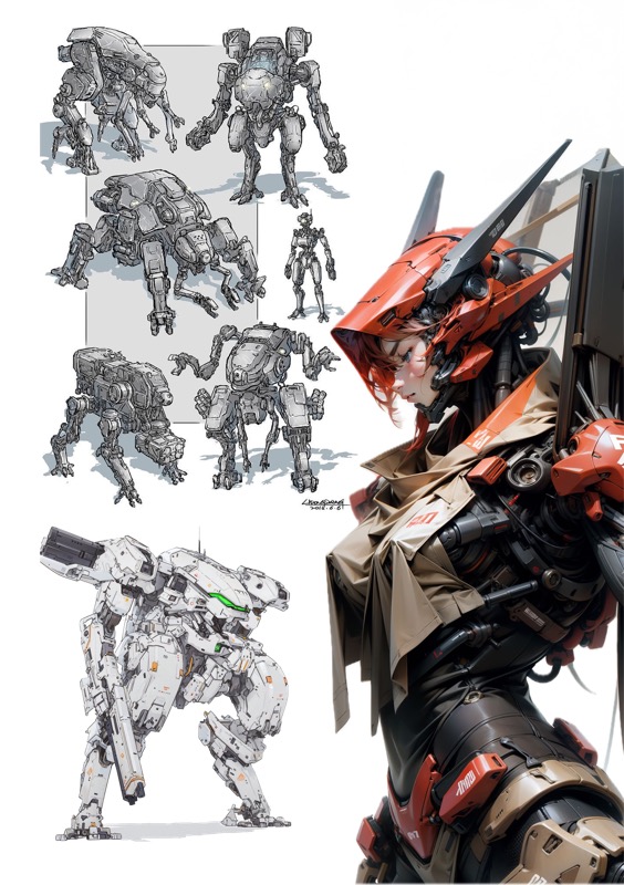 Mecha Sketch
