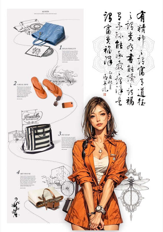 Orange Coat