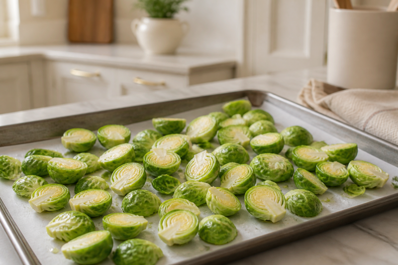 Prep the little cabbages