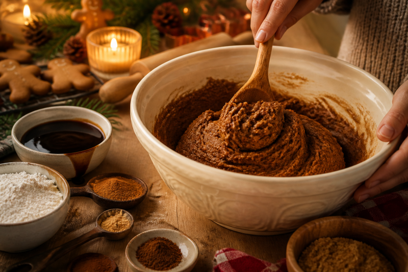 Mix the spicy dough