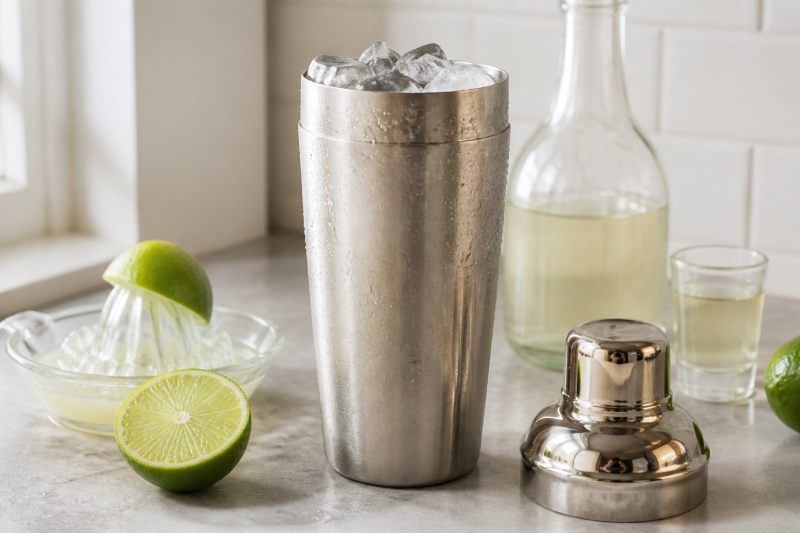 Shake the cocktail