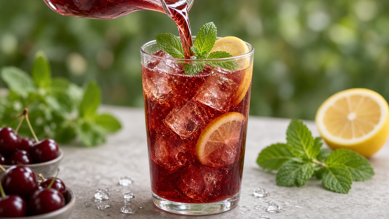 Finish with mint and lemon