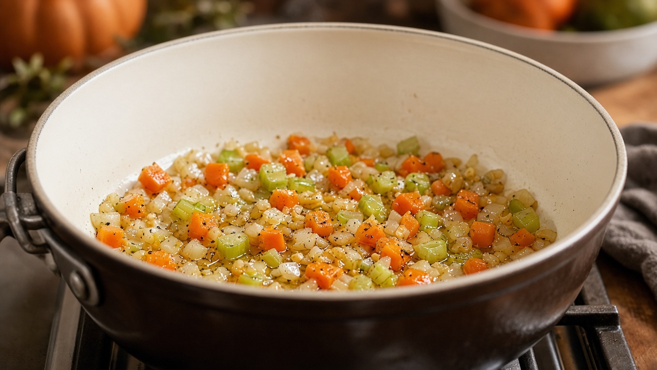 Sauté the aromatics