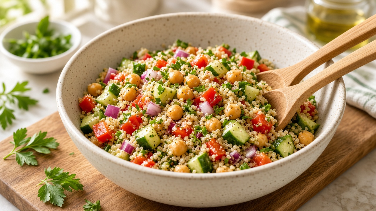 Combine the salad