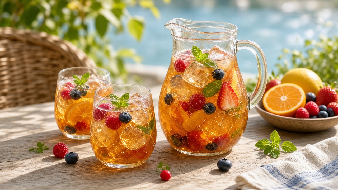 Herbal Fruity Iced Tea