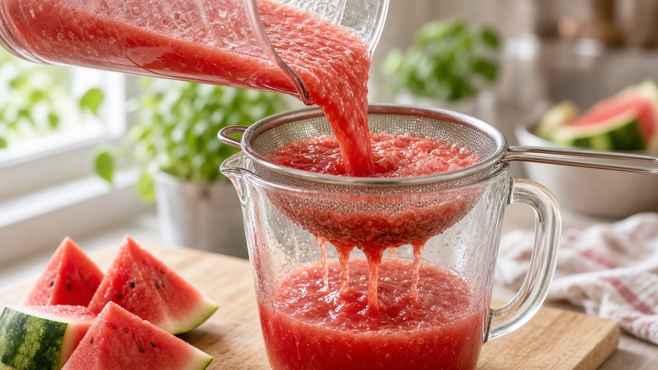 Strain the juice