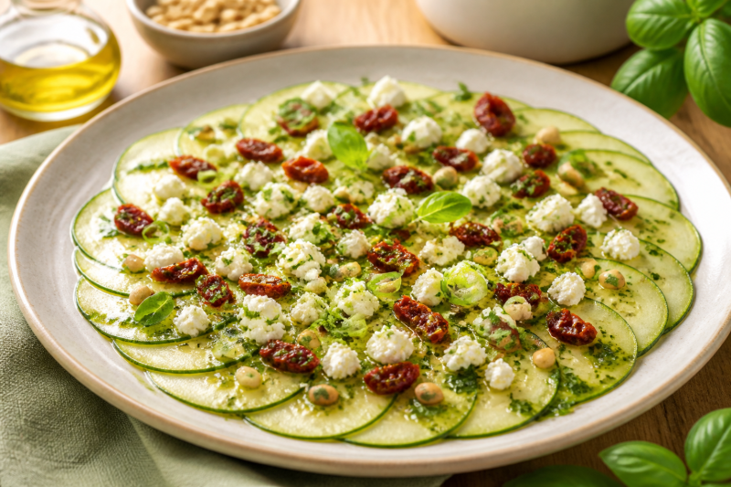 Zucchini Carpaccio Salad