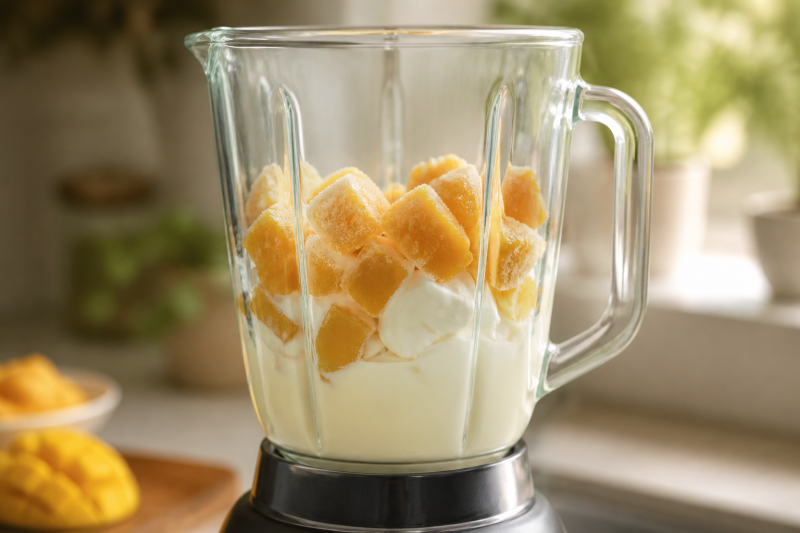 Fill the blender
