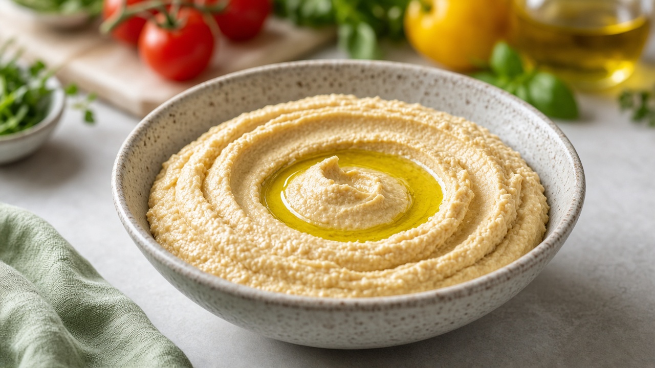 Cook quinoa and blend the pesto