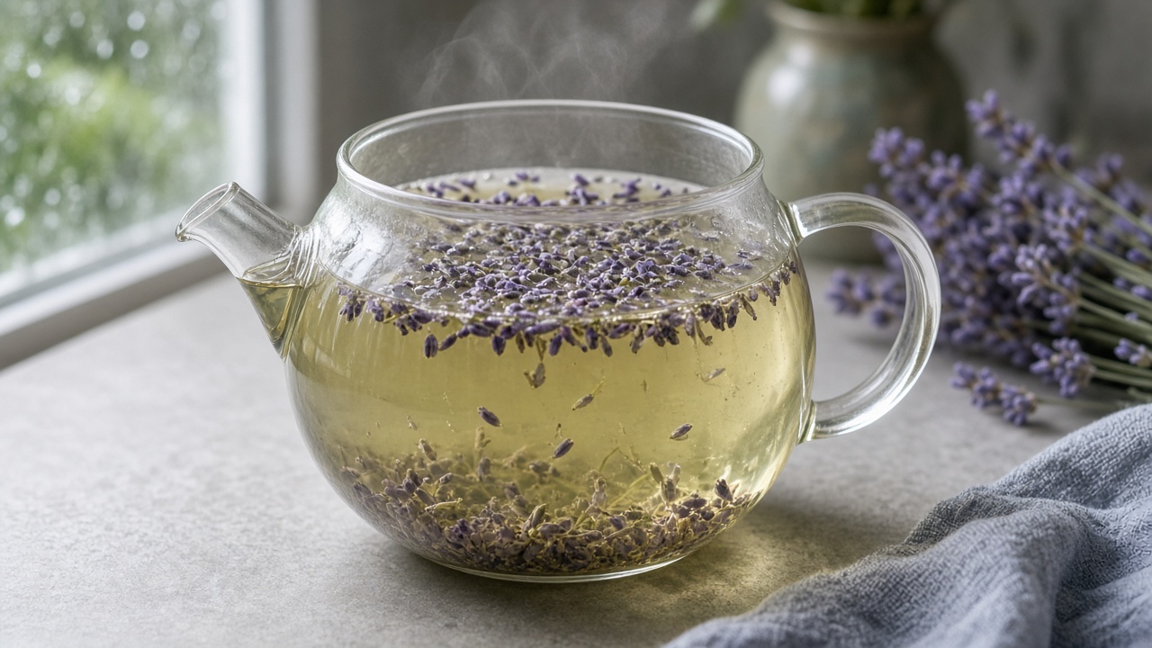 Steep the lavender