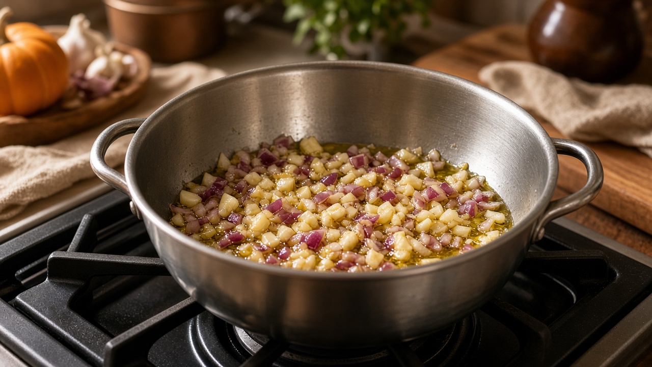 Sauté the aromatics