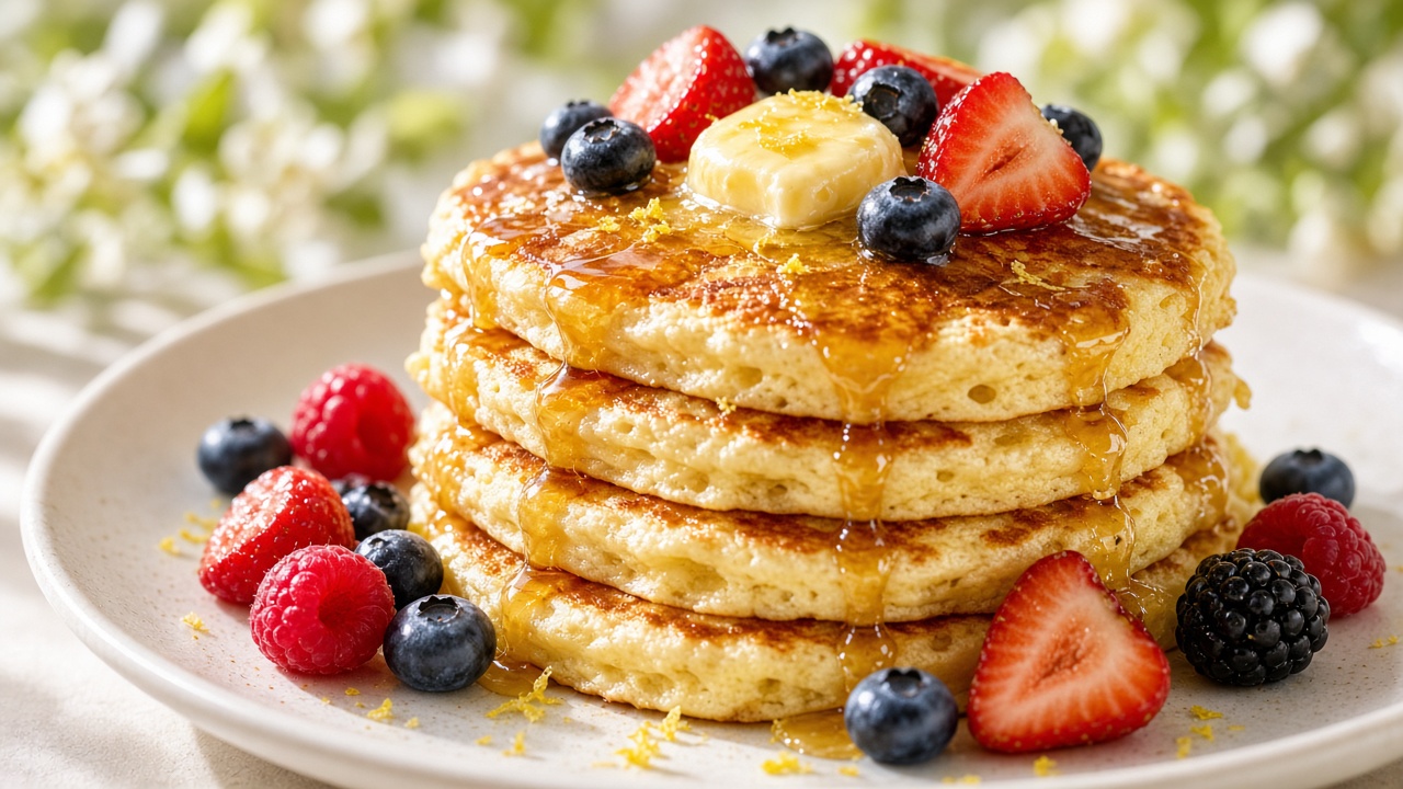 Lemon Ricotta Pancakes