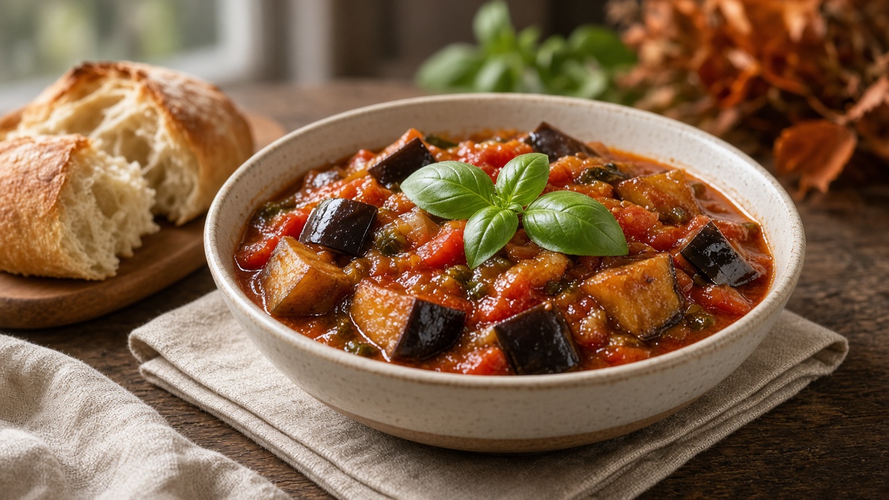 Serve with bruschetta