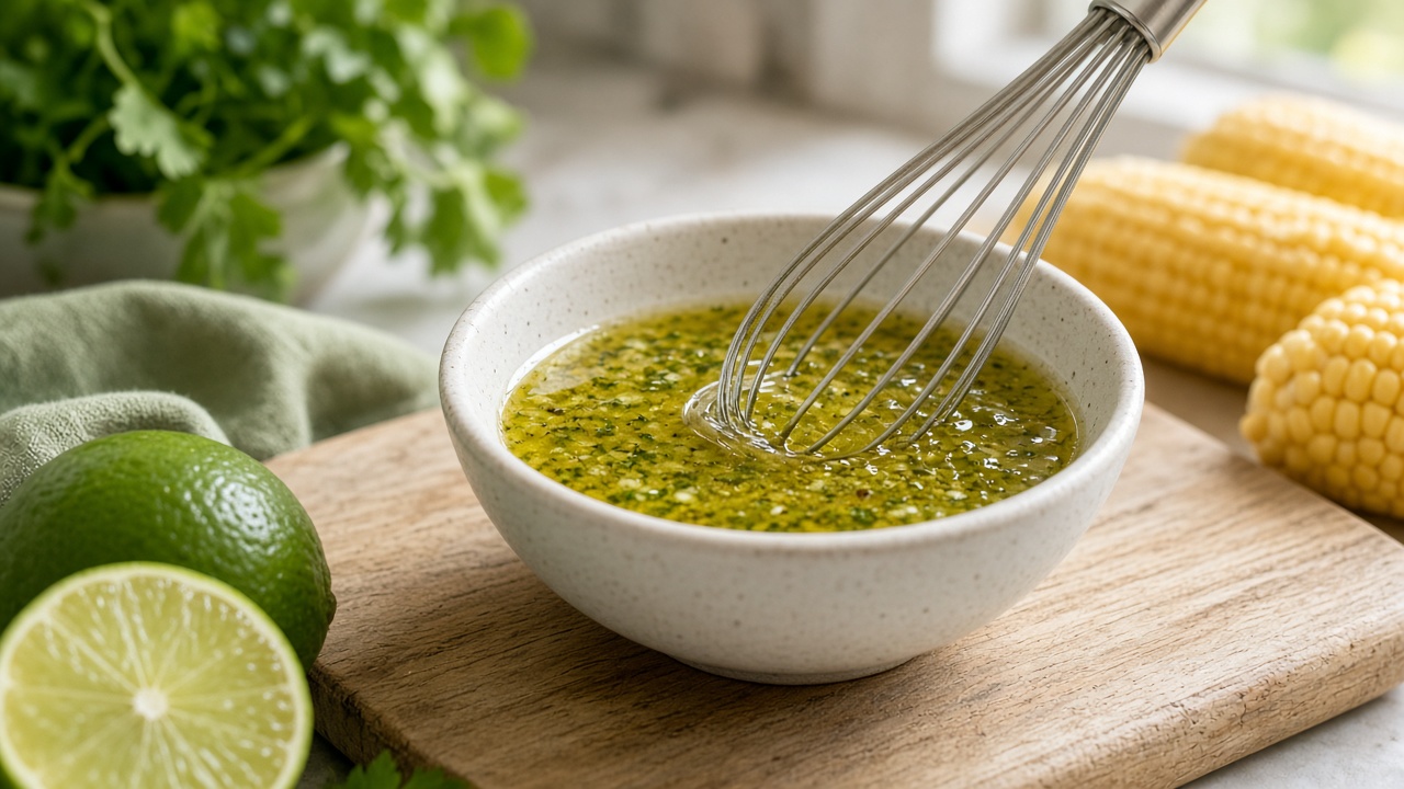 Make the lime dressing