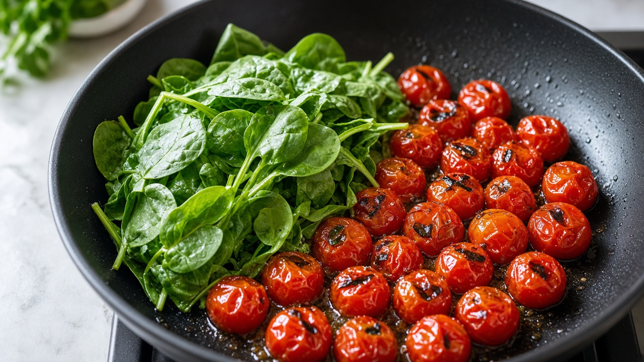 Build the spiced tomato sauce