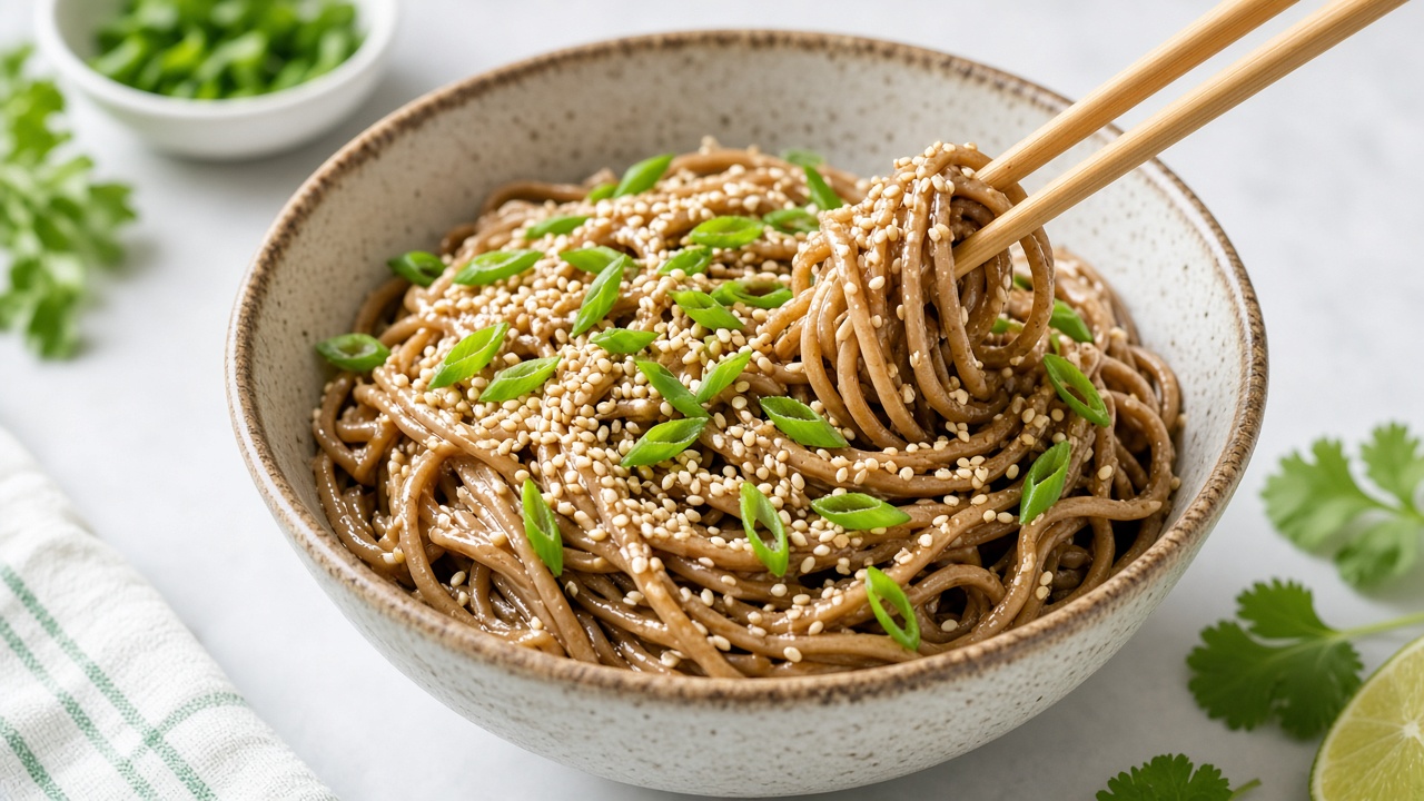 Sesame Soba Noodles