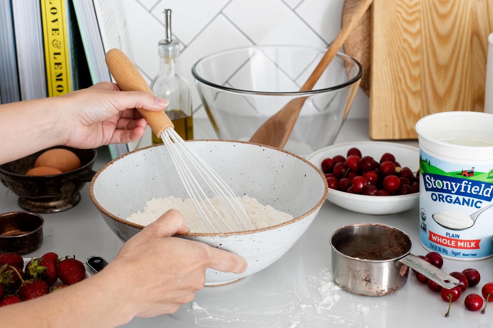 Whisk the dry ingredients