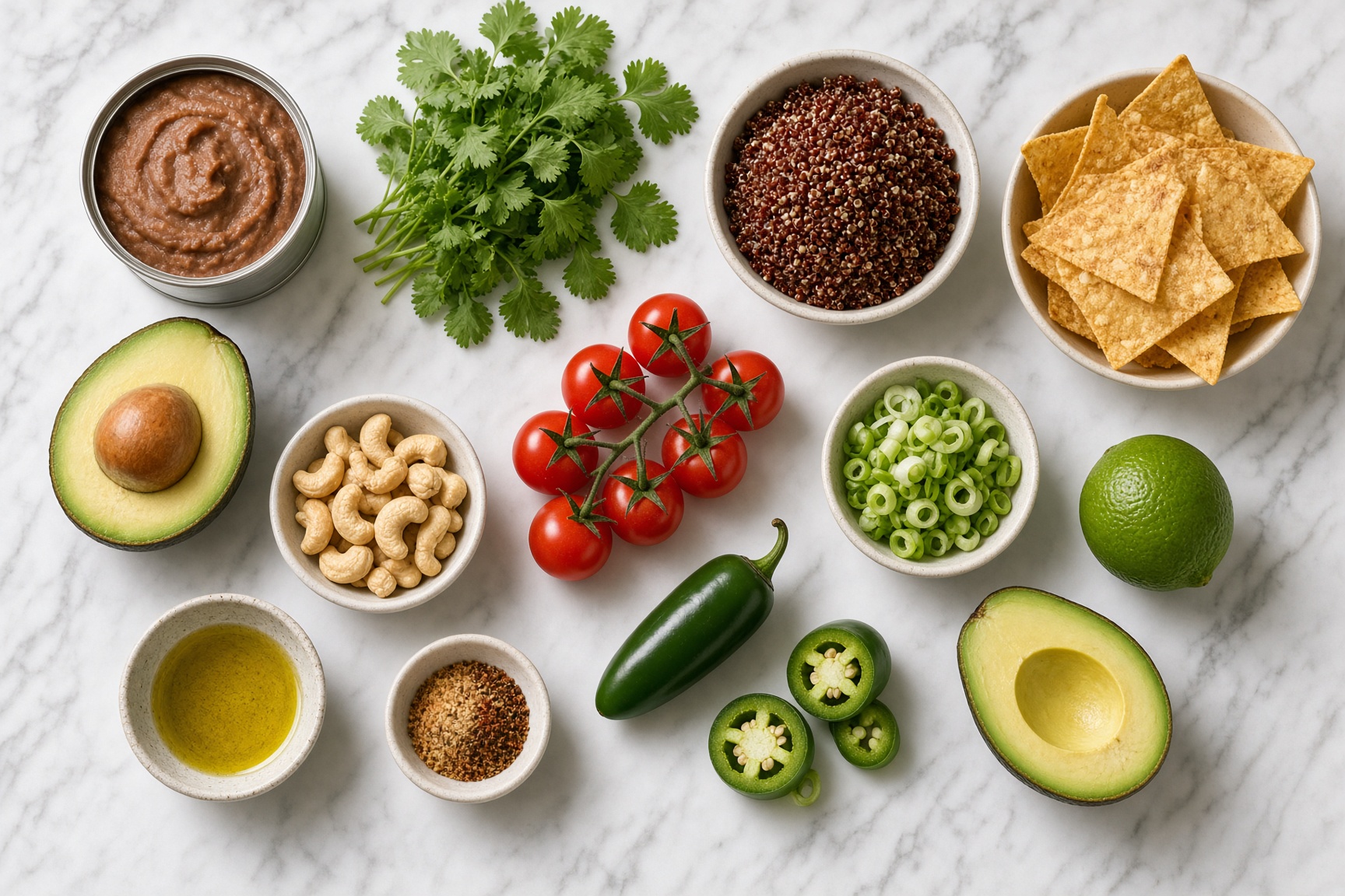 Layer the beans