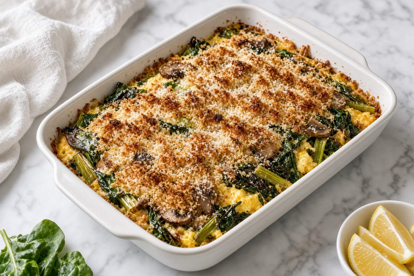 Swiss Chard Egg Casserole