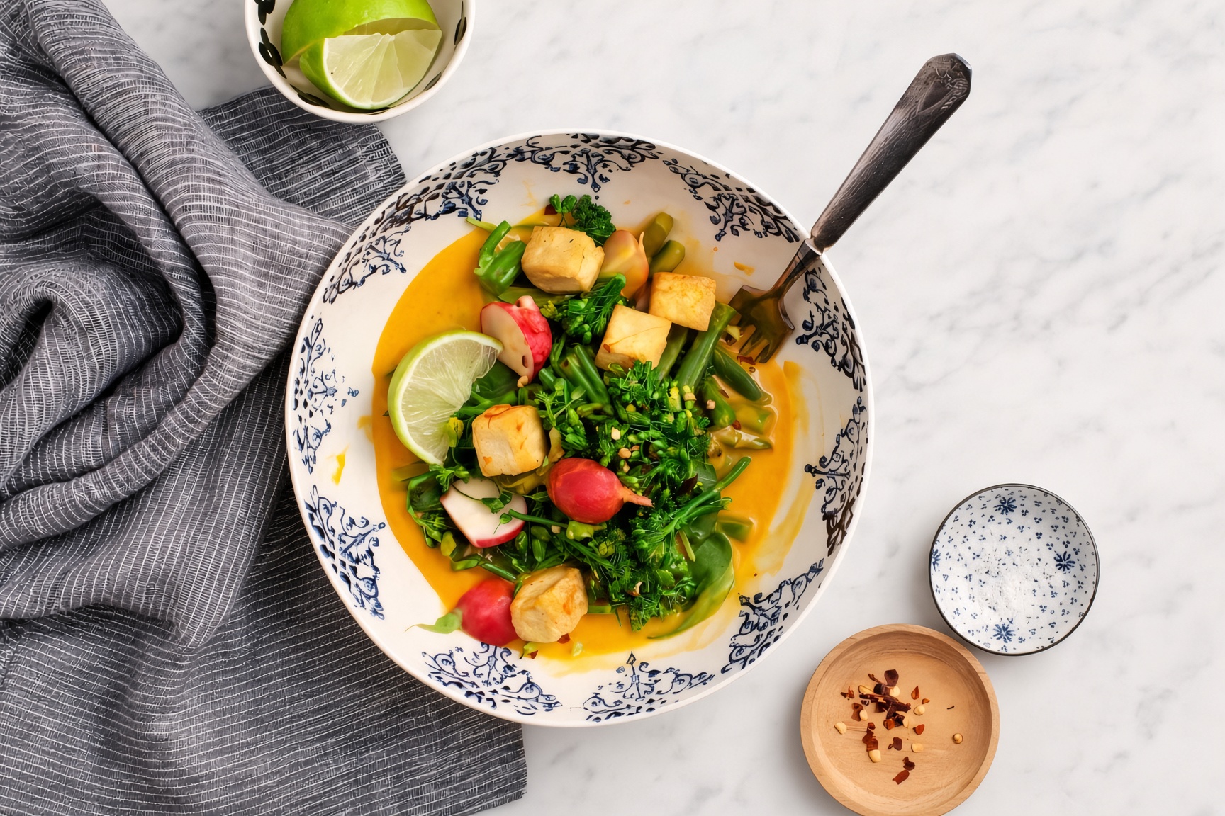 Pumpkin Coconut Curry Bowls