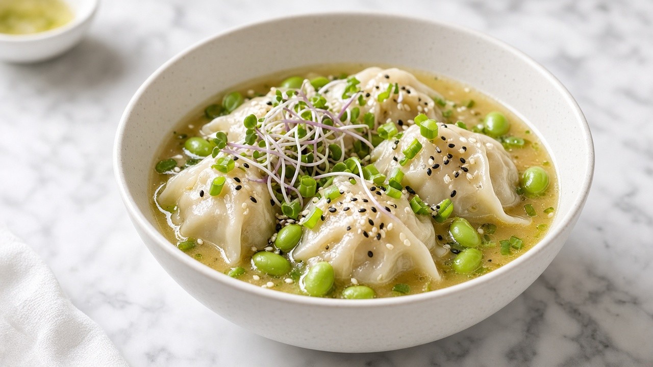 Edamame Dumplings