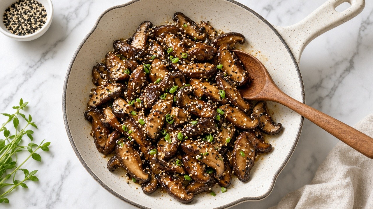 Cook the mushrooms