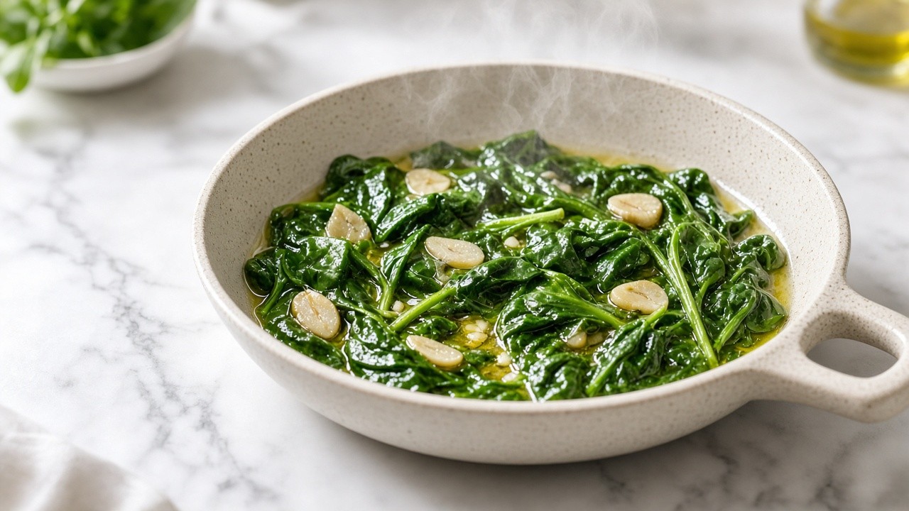 Wilt the spinach