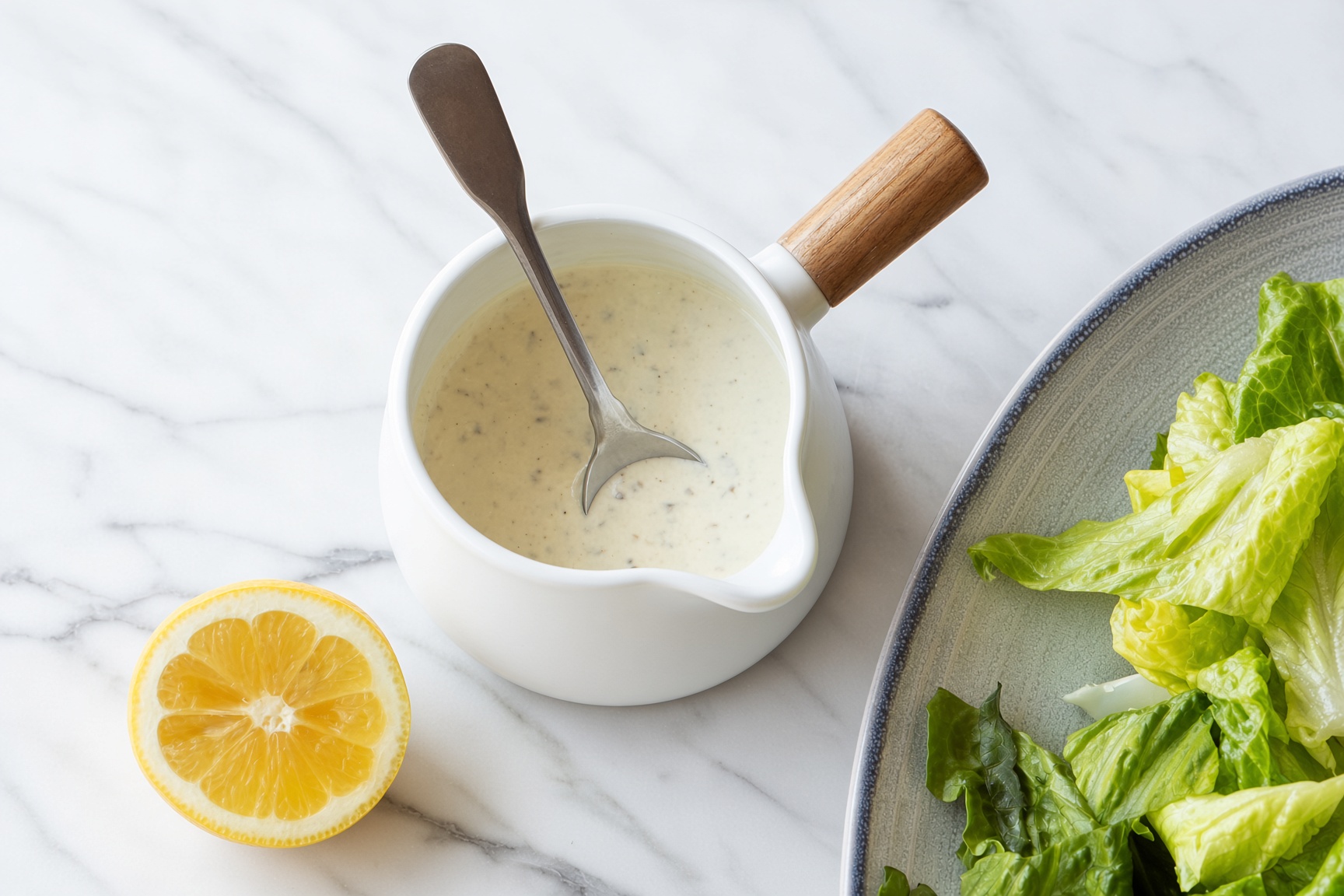Whisk the dressing