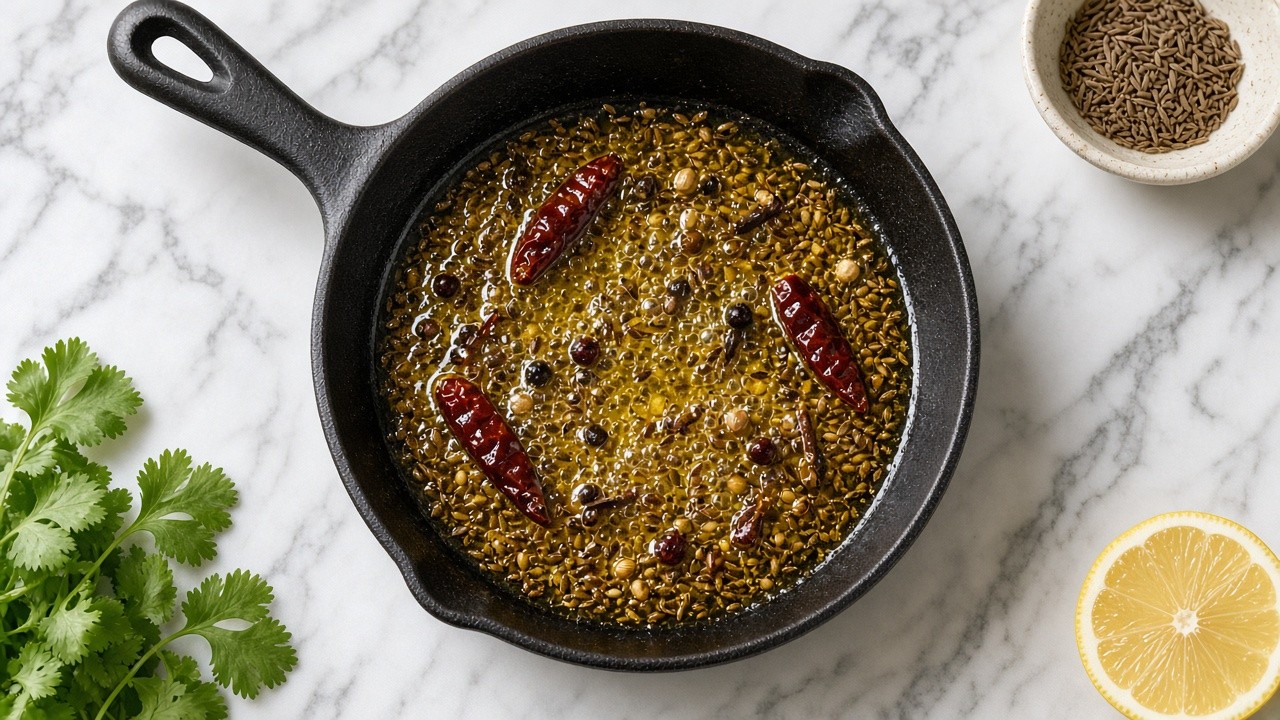 Bloom the spices