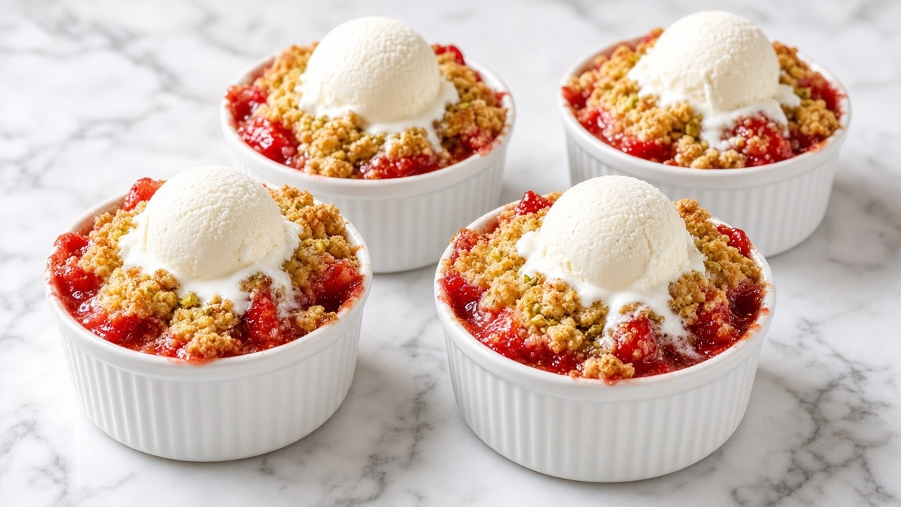 Strawberry Crumble